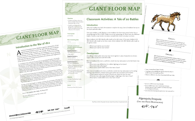 giant floor map sample package